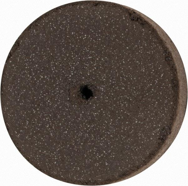 Cratex - 1" Diam x 1/16" Hole x 1/4" Thick, Surface Grinding Wheel - Silicon Carbide, Medium Grade, 25,000 Max RPM, Rubber Bond, No Recess - Benchmark Tooling