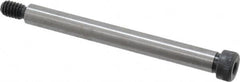 Value Collection - 5/16" Shoulder Diam x 3" Shoulder Length, 1/4-20 UNC, Hex Socket Shoulder Screw - 4140 Alloy Steel, Uncoated, 7/32" Head Height x 7/16" Head Diam - Benchmark Tooling