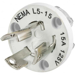 Hubbell Wiring Device-Kellems - 125V 15A NEMA L5-15P Industrial Twist Lock Plug - Benchmark Tooling