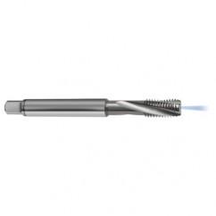 M6x0.50 6H 3-Flute Carbide Semi-Bottoming 15 degree Spiral Flute Tap-Bright - Benchmark Tooling