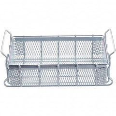 Baskets; Shape: Rectangular; Material Family: Metal; Basket Type: Wire; Finish: Zinc-Plated; Material: Steel; Handle Material: Steel; Coating: Zinc-Plated