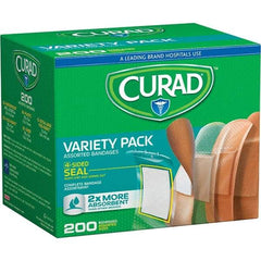 Curad - 5-1/4" Long x 4-1/4" Wide, General Purpose Self-Adhesive Bandage - Woven Fabric Bandage, 4-Sided Seal Technology - Benchmark Tooling