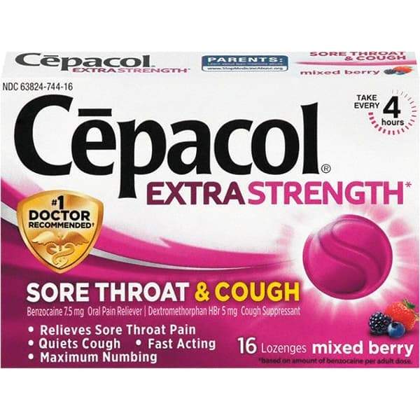 Cepacol - Mixed Berry Flavor Cough Drop Lozenges - Sore Throat Relief - Benchmark Tooling