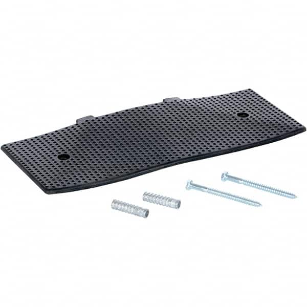 Vestil - 9-15/32" Long x 23-1/2" Wide x 1-3/8" High, Rubber Speed Hump - Black - Benchmark Tooling