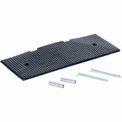 Vestil - 8-7/8" Long x 23-1/2" Wide x 1-3/8" High, Rubber Speed Hump - Black - Benchmark Tooling