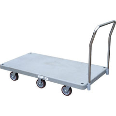 Vestil - 1,500 Lb Capacity Plastic Platform Truck - Exact Industrial Supply