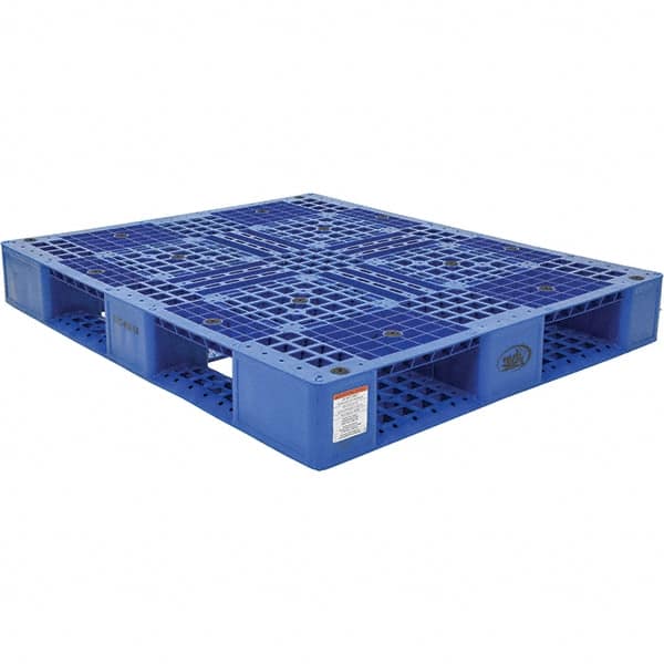 Vestil - 39.5" Long, 47.38" Width, 6" High, High-Density Polyethylene Pallet - Benchmark Tooling