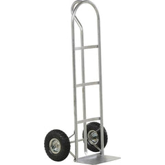 Vestil - 500 Lb Capacity 52" OAH Hand Truck - P Handle, Steel, Pneumatic Wheels - Benchmark Tooling