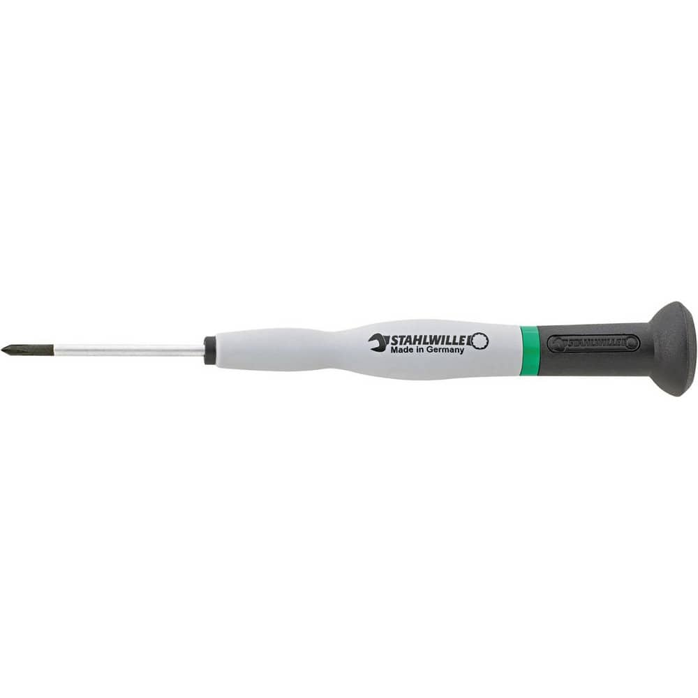 Precision & Specialty Screwdrivers; Tool Type: Precision Phillips Screwdriver; Blade Length (mm): 3; Shaft Length: 80 mm; Handle Length: 180 mm; Handle Color: Black; Green; Finish: Chrome-Plated; Body Material: Chrome Alloy Steel; Overall Length (Inch): 7