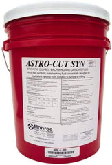 Monroe Fluid Technology - Astro-Cut SYN, 5 Gal Pail Cutting & Grinding Fluid - Synthetic, For Drilling, Machining, Milling, Turning - Benchmark Tooling