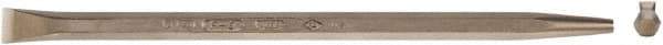 Ampco - 18" OAL Pinch Bar - 1" Wide, Aluminum Bronze - Benchmark Tooling