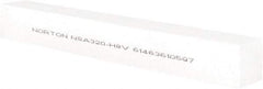 Norton - 320 Grit Aluminum Oxide Square Dressing Stick - 8 x 1 x 1, Extra Fine Grade, Vitrified Bond - Benchmark Tooling