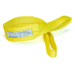 Slings & Tiedowns (Load-Rated); Sling Type: Eye & Eye; Length (Feet): 6; Vertical Capacity (Lb.): 11500; Choker Capacity (Lb.): 9200; Width (Inch): 4; Basket Capacity (Lb.): 23000; Eye Type: Flat Eye; Sling Material: Polyester; Sling Width: 4 in; Eye Leng