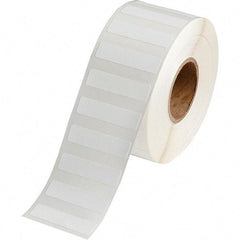 Brady - 1/2" Wide x 2" Long, White Polypropylene Inkjet Label - For BradyJet J2000 - Benchmark Tooling