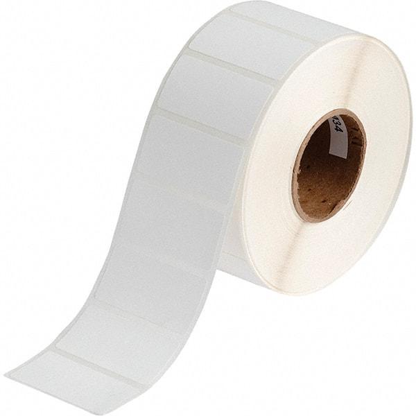 Brady - 1" Wide x 2" Long, White Polypropylene Inkjet Label - For BradyJet J2000 - Benchmark Tooling