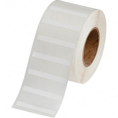 Brady - 1/4" Wide x 2" Long, White Polypropylene Inkjet Label - For BradyJet J2000 - Benchmark Tooling