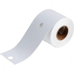 Brady - 5-3/4" Wide x 3-1/4" Long, White Polyester Inkjet Label - For BradyJet J2000 - Benchmark Tooling