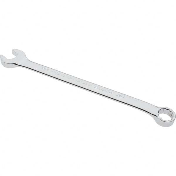 Blackhawk by Proto - 14mm 12 Point Offset Combination Wrench - 15° Offset Angle, 8-46/73" OAL, Steel, Chrome Finish - Benchmark Tooling