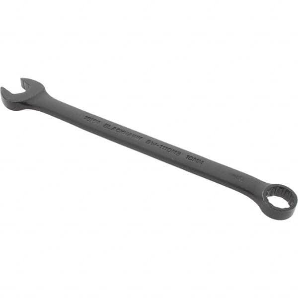 Blackhawk by Proto - 10mm 12 Point Offset Combination Wrench - 15° Offset Angle, 6-1/4" OAL, Steel, Black Finish - Benchmark Tooling