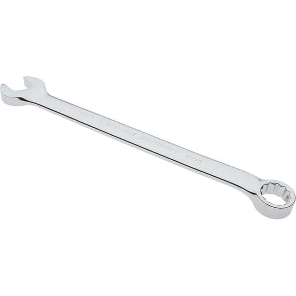 Blackhawk by Proto - 17mm 12 Point Offset Combination Wrench - 15° Offset Angle, 10.14" OAL, Steel, Chrome Finish - Benchmark Tooling
