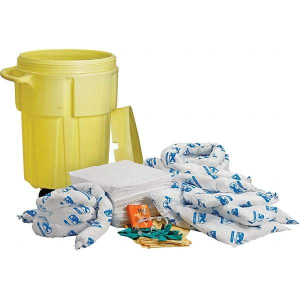 Brady SPC Sorbents - 38 Gal Capacity Oil Only Spill Kit - 55 Gal Polyethylene Drum - Benchmark Tooling