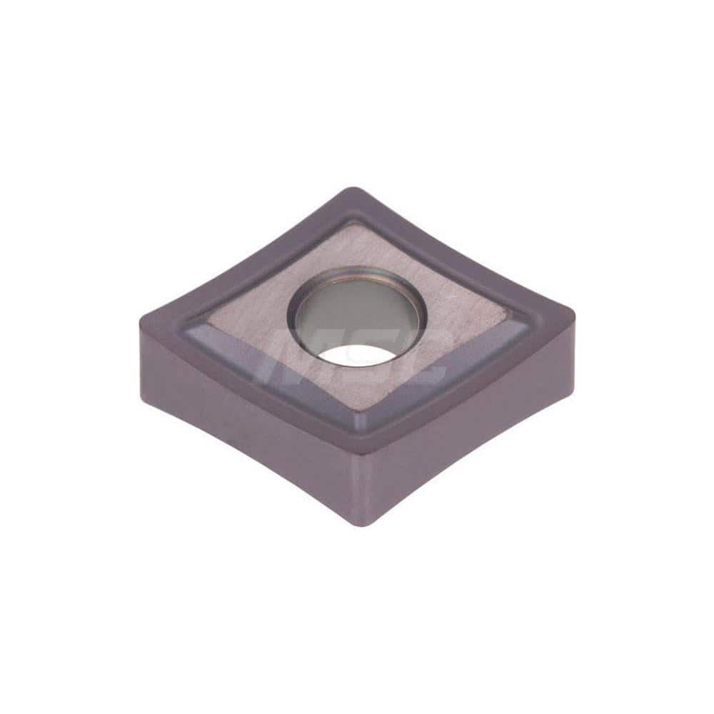 Turning Insert:  CNMG431-28 AH8015,  Solid Carbide TiAlN Finish,  Neutral,  1/2″ Inscribed Circle,  0.0160″ Corner Radius,  80.0 &deg N/A Diamond,  Series  CNMG