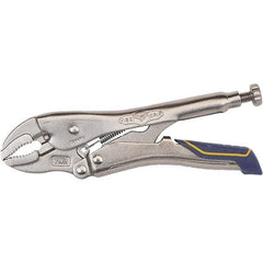 Irwin - Locking Pliers Plier Type: Locking Pliers Jaw Style: Curve w/Wire Cutter - Benchmark Tooling