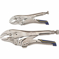 Irwin - Locking Pliers Plier Type: Locking Pliers Jaw Style: Long Nose; Curved - Benchmark Tooling