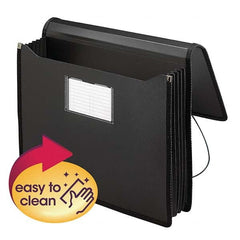 SMEAD - File Folders, Expansion Folders & Hanging Files Folder/File Type: Expanding Wallet Color: Black - Benchmark Tooling