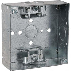 Hubbell-Raco - 4 x 4 x 1.563" Steel Square Device Box - Benchmark Tooling