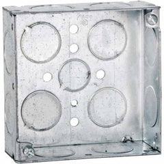 Hubbell-Raco - 4 x 4 x 1.563" Steel Square Device Box - Benchmark Tooling