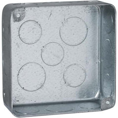 Hubbell-Raco - 4 x 4 x 1.563" Steel Square Junction Box - Benchmark Tooling