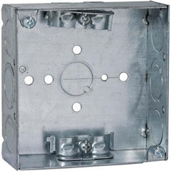 Hubbell-Raco - 4 x 4 x 1.563" Steel Square Device Box - Benchmark Tooling