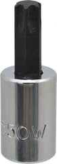 Proto - 3/8" Drive, T50 Torx Bit Socket - 1-31/32" OAL - Benchmark Tooling