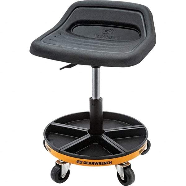 GearWrench - Swivel & Adjustable Stools Type: Tractor Seat Base Type: Mobile Wheel Base - Benchmark Tooling