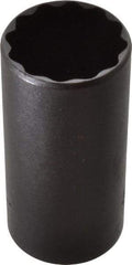 Proto - 1-1/4", 1/2" Drive, Deep Hand Socket - 12 Points, 3-1/4" OAL, Alloy Steel, Black Finish - Benchmark Tooling