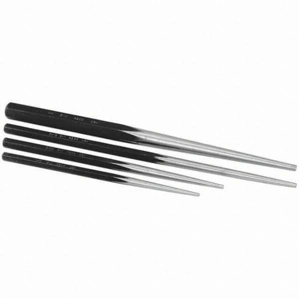 SK - Punch Sets - 4PC 1/8 5/32 3/16 LINE UP PUNCH TAPERED SET - Benchmark Tooling