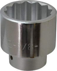 Proto - 2-3/8", 1" Drive, Standard Hand Socket - 12 Points, 4" OAL - Benchmark Tooling