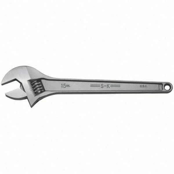 SK - Adjustable Wrench - Chrome Finish - Benchmark Tooling