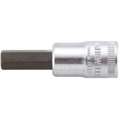 Hand Hex & Torx Bit Sockets; Socket Type: Metric Long Hex Bit Socket; Hex Size (mm): 9.000; Bit Length: 25 mm; Insulated: No; Tether Style: Not Tether Capable; Material: Chrome Alloy Steel; Finish: Chrome-Plated; Overall Length (Decimal Inch): 2.2500; Non