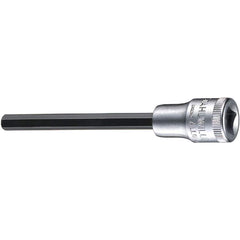 Hand Hex & Torx Bit Sockets; Socket Type: Metric Long Hex Bit Socket; Hex Size (mm): 4.000; Bit Length: 68 mm; Insulated: No; Tether Style: Not Tether Capable; Material: Chrome Alloy Steel; Finish: Chrome-Plated; Overall Length (Decimal Inch): 3.9400; Non