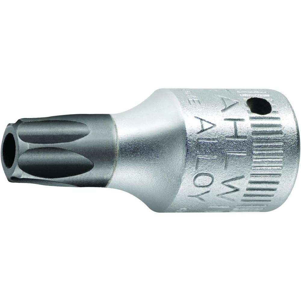 Hand Hex & Torx Bit Sockets; Socket Type: Torx Bit Socket; Drive Size (Fractional Inch): 1/4; Hex Size (mm): 0.000; Torx Size: T25; Bit Length (mm): 16.00; Insulated: No; Tether Style: Not Tether Capable; Material: Chrome Alloy Steel; Finish: Chrome-Plate