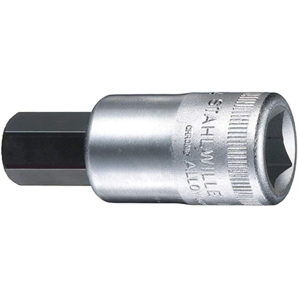 Hand Hex & Torx Bit Sockets; Socket Type: Metric Hex Bit Socket; Hex Size (mm): 17.000; Bit Length: 20 mm; Insulated: No; Tether Style: Not Tether Capable; Material: Chrome Alloy Steel; Finish: Chrome-Plated; Overall Length (Decimal Inch): 2.3700; Non-spa