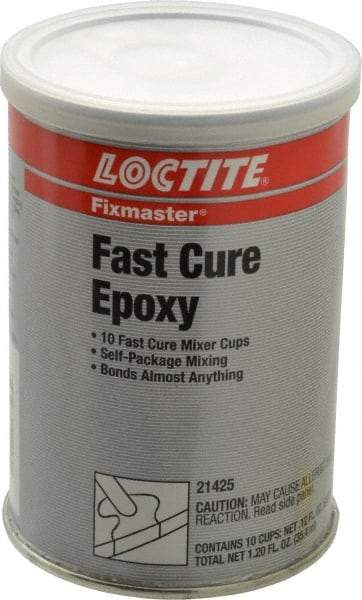 Loctite - 0.14 oz Can Two Part Epoxy - 5 min Working Time, 1,955 psi Shear Strength, Series Fixmaster - Benchmark Tooling