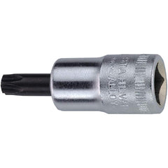 Hand Hex & Torx Bit Sockets; Socket Type: Torx Bit Socket; Drive Size (Fractional Inch): 3/8; Hex Size (mm): 0.000; Torx Size: T20; Bit Length (mm): 17.00; Insulated: No; Tether Style: Not Tether Capable; Material: Chrome Alloy Steel; Finish: Chrome-Plate