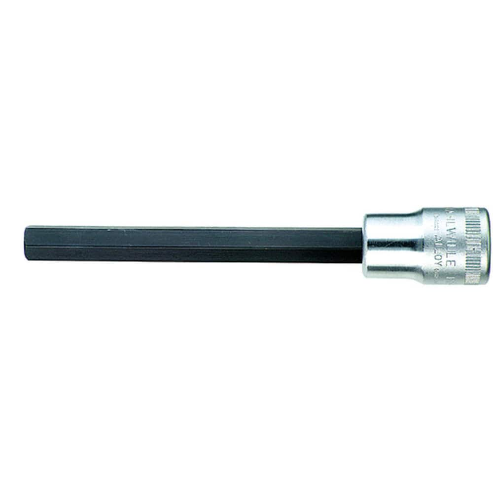 Hand Hex & Torx Bit Sockets; Socket Type: Metric Long Hex Bit Socket; Hex Size (mm): 8.000; Bit Length: 102 mm; Insulated: No; Tether Style: Not Tether Capable; Material: Chrome Alloy Steel; Finish: Chrome-Plated; Overall Length (Decimal Inch): 5.5200; No