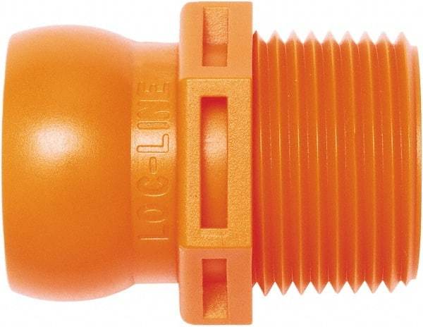 Loc-Line - 3/4" Hose ID, Male to Female Coolant Hose Connector - 3/4" NPT, For Loc-Line Modular Hose Systems - Benchmark Tooling