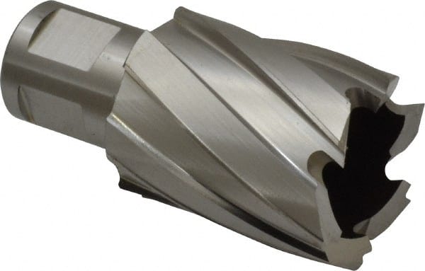 Hougen - 1-3/16" Diam x 1" Deep High Speed Steel Annular Cutter - Benchmark Tooling