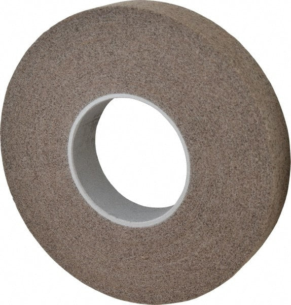 3M - 12" Diam, 5" Center Hole, Very Fine Grade, Aluminum Oxide Deburring Wheel - Benchmark Tooling