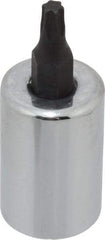 Proto - 3/8" Drive, T20 Torx Bit Socket - 1-23/32" OAL, 5/8" Bit Length - Benchmark Tooling